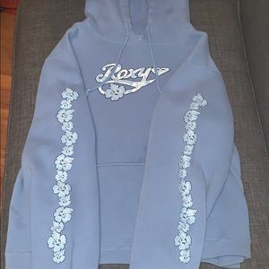 Roxy light blue pullover hoodie